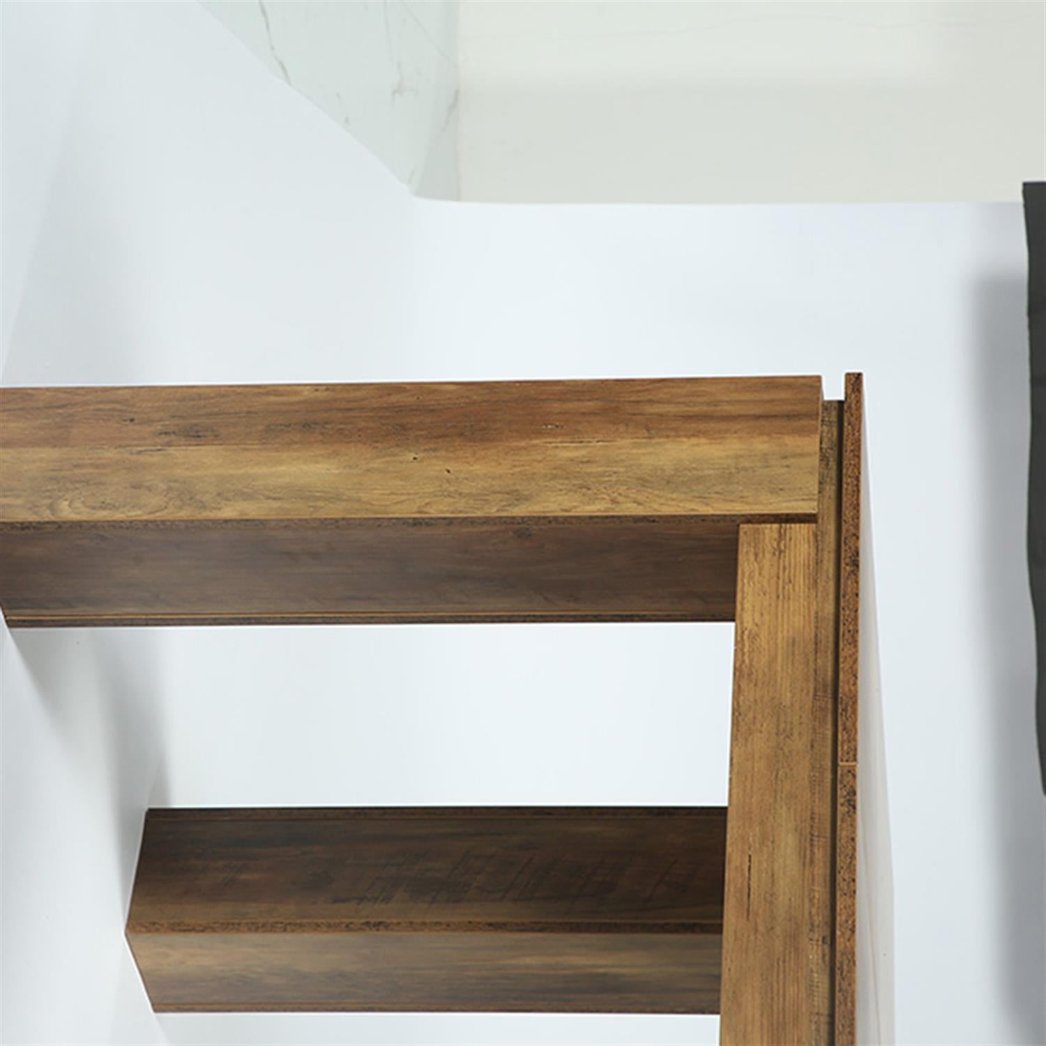 Demi Bonn 63" Dining Table, Farmhouse Kitchen Dinner Table for 4-6 People, Large Rectangular Dinner Table for Dining Room, Home Office, Living Room Furniture, Brown