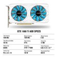 thumbnail image 2 of Tarjeta gráfica SRHonyra GTX 1660 Ti 6 GB GDDR6 PCI-e 3.0 x16, 2 of 8