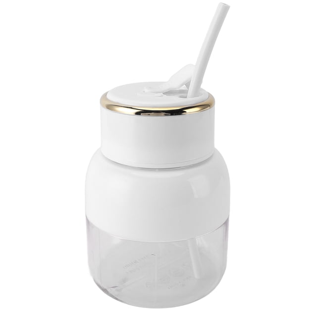 Portable Blender, 800ml USB Rechargeable Personal Size Blenders with Straw, Small Fruit Juicer Cup Mini On the Go Blender for Sports Travel