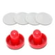 thumbnail image 5 of Paletas de Air Hockey, empuñaduras de portería, empujadores, regalo de entretenimiento, 2 uds., empujadores de Air Hockey Putter rojo, 5 of 8