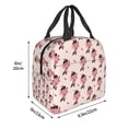 thumbnail image 2 of Defioc Dachshund Dog Heart Print Lunch Box,Lunch Bag for Women Men Reusable Insulated Lunch Tote for Work/Office/Picnic/Travel, 2 of 6