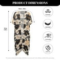 thumbnail image 6 of DISNIMO Flower Print Women's Swimsuit Cover Up Kimono Beach Cover ups for Summer Vacation Open Front Cardigan Swimwear Coverup for Women, 6 of 6