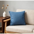 thumbnail image 3 of Decorative Throw Pillow Covers Square Soft Cushion Cases, Solid Farmhouse Coastal Pillow Shams for Sofa Couch Bed Chair, Indoor Outdoor Patio Garden Home Decor 24x24 Inch, 3 of 4