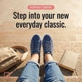 thumbnail image 4 of The Fashion Supply Canvas Shoes for Women, Casual Low Top Lace-Up Womens Shoes Sneakers, Extra Laces (Navy, 6), 4 of 5