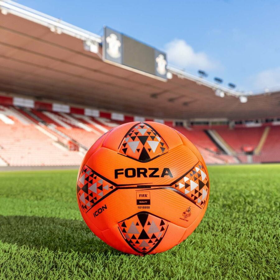 FORZA Icon Soccer Ball – FIFA Quality Certified Match Ball, Sizes 3, 4, 5 – Premium Hybrid Construction with 3D Textured Surface for Enhanced Performance