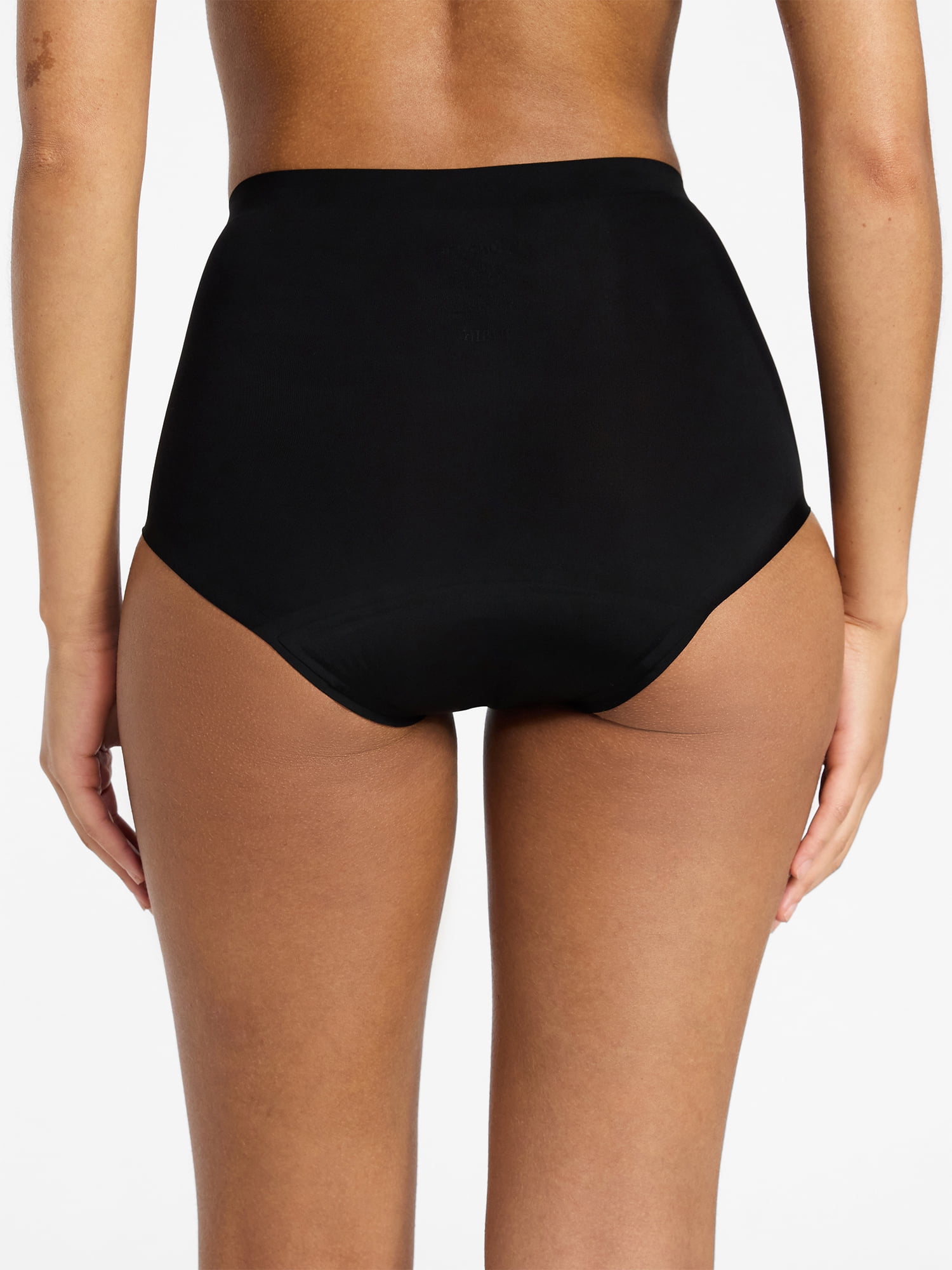 No Boundaries High-Rise Brief Super Absorbency Period Underwear, 2-Pack, Women’s Sizes XS-XXL