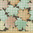 thumbnail image 2 of Ambesonne Autumn Fabric by the Yard Upholstery, Seasonal Leaf Silhouettes, 1 Yard, Multicolor, 2 of 5