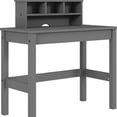 thumbnail image 3 of HomeRoots 491466 35 in. Writing Desk, Gray, 3 of 4