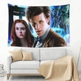 thumbnail image 3 of Doctor Who Tapestry, Anime Wall Poster Art, Wall Tapestry For Bedroom Living Room Dorm Room, Wall Hanging For Festival Party Events Background Photography Backdrop, 60x40 Inch, 3 of 9