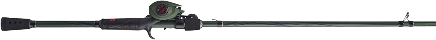 Abu Garcia Zata Baitcast Fishing Combo, 7' Medium Heavy, LP-LH