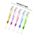 thumbnail image 2 of PAMINGONO 5Pcs Plastic Fountain Brush Pens with Refillable Ink Assorted Color for Office and School, 2 of 7