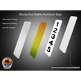 thumbnail image 5 of 2 Pack Single Sided Address Numbers for House Signs, Customized Vertical 911 Emergency Mailbox/House Numbers/Letters Signs, Silk Screened Highly Reflective Pre Drilled Aluminum Signs (3x10, Bronze), 5 of 7