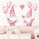 thumbnail image 2 of Adhesivos de pared con dibujos animados de gnomos para el día de San Valentín y globos en forma de c, 2 of 4