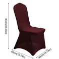 thumbnail image 3 of Housse de Chaise Tout Inclus en Polyester Spandex Élastique pour Mariages Banquets et Fêtes, 3 of 3