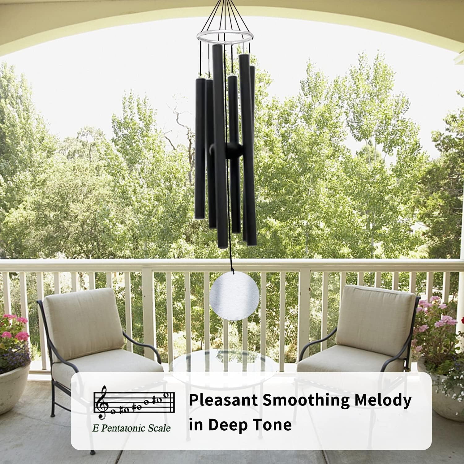 Wind Chimes Outdoor Large Deep Tone,Large Chimes for Outside Tuned Relaxing Soothing Low Bass