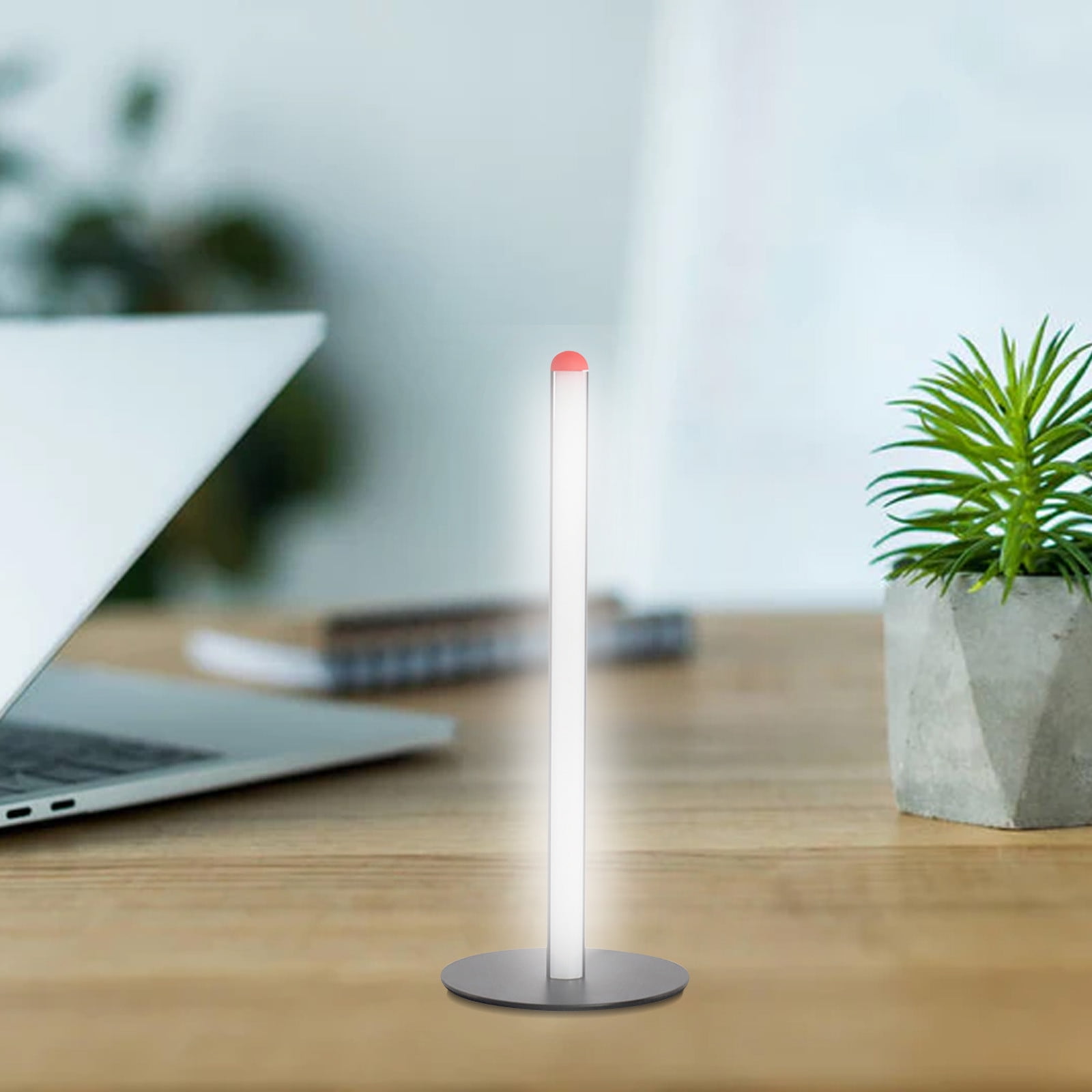 Specollect Clearance 5Pcs LED Corner Floor Lamp, 9.84in Minimalist Dimmable Sleek Light, Standing Tall Lamp for Living Room, Bedroom, Office, Warm White Light Atmosphere Lamp