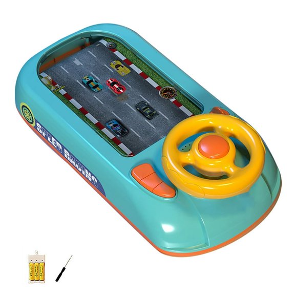 MesaSe Musical Steering Wheel Toys For Boys 4 6 Toddler Driving Racing Car Game With Sound Age 3+ Year Old Interactive Educational Learning Race Car Toy For Boys And Girls Bir
