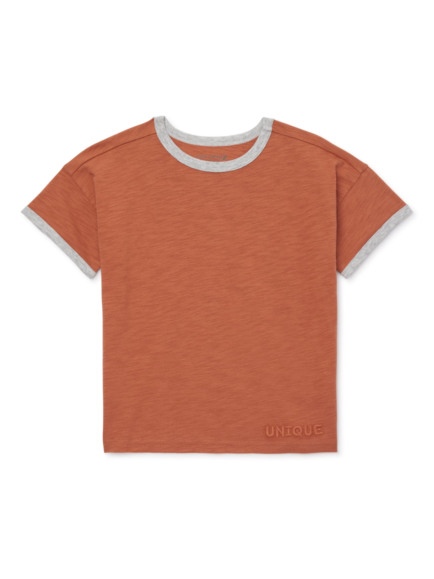easy-peasy Toddler Boy Short Sleeve Boxy T-Shirt, Sizes 12M-5T