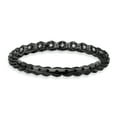 thumbnail image 1 of Sterling Silver Stackable Expressions Diamond Black-plated Ring Size 9, 1 of 3