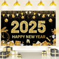 thumbnail image 5 of Banner de Feliz Año Nuevo, Banner de Fondo de Feliz Año Nuevo de Colores Brillantes para Decoración de Fiesta de Nochevieja 2025, Banner de Fiesta de Feliz Año Nuevo, 5 of 5
