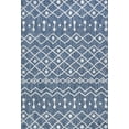 thumbnail image 3 of JONATHAN Y SANTA MONICA 8 x 10 Area Rug, Nokat Tribal Bohemian - Blue/Ivory, SMB131C-8, 3 of 9