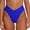 Blue, variant on Sngxgn Women's Solid Full Coverage Bikini Bottom Swimsuit(Blue,L)