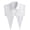 White, variant on Versatile Suit Collar Decoration: Shirt-Style Cape Collar, Big Pointed Collar with Flared Hem