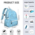 thumbnail image 6 of Kirky Hasky Dalmatian Backpack for School,Cute School Bag,Schoolbag with Adjustable Shoulder Straps & Padded Back,13.4"x11"x4.7", 6 of 6
