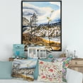 thumbnail image 2 of Designart 'The Cloudy Sky and The River With Spring Landscape' Lake House Framed Canvas Wall Art Print, 2 of 5