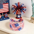 thumbnail image 6 of 4th of July Headbands for Women - Wide Knotted Turban Patriotic Headbands with USA Flag Stars & Stripes Design, Non- Hair Accessories for Independence Day & Holiday Celebrations, 6 of 8