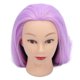 thumbnail image 4 of Cabeza de maniquí con trenzado de cabello, práctica de corte de cabello, peluquería, estilismo, cabeza de maniquí morado claro, 4 of 14