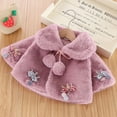 thumbnail image 2 of Edvintorg Cute Cartoon Plush Baby Girls Jacket Christmas Sweet Princess Girls Coat Autumn Winter Warm Cloak Outerwear Toddler Girl Clothes 0-3Y, 2 of 7