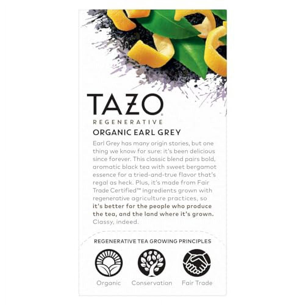 TAZO Regenerative Organic Chai Black Tea Bags, 16 Count (Pack of 6)