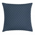 thumbnail image 1 of Navy Blue Throw Pillow Cushion Cover, Nautical Classical Pattern White Little Anchor Icons Sea Travel Cruise, Decorative Square Accent Pillow Case, 16 X 16 Inches, Charcoal Grey White, by Ambesonne, 1 of 2