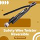 thumbnail image 5 of 2X Alicates Reversibles de Seguridad de 9 Pulgadas para Torsión de Cables de Aeronaves, con A la Izquierda y A la Derecha, Herramienta Automática para Torsión de Cables., 5 of 5