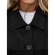 thumbnail image 5 of Chaqueta Corta de Ante Sintético para Mujer, Informal, Ligera, para Otoño e Invierno. Negro XL, 5 of 8