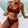 thumbnail image 2 of Conjunto de bikini de dos piezas cómodo con contraste de pecho alto para mujer OAVQHLG3B Store  lin121212, 2 of 4