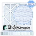 thumbnail image 2 of Glasfloss 19-7/8 x 21-1/2 x 1 MERV 10 Air Filters, Pleated, Made in USA (Case of 4) Fits Listed Models of Carrier, Bryant & Payne, Removes Dust, Pollen & Many Other Allergens, 2 of 2
