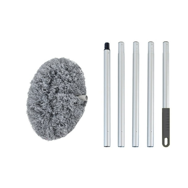 Polverizadores para la Limpieza de Ventilador de Techo con Poste de Extensión 67 Pulgadas, Pulverizador de Microfibra para Persianas Y Paredes de Muebles Altos, 170 cm Gris Amarillo Azul Verde, Poliés
