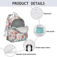 thumbnail image 4 of Pioneer Flower Backpack for School,Cute School Bag,Schoolbag with Adjustable Shoulder Straps & Padded Back,13.4"x11"x4.7", 4 of 6