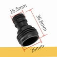 thumbnail image 3 of 3/4 Water Hose Pipe Tap Connector Plastic Adaptor Fitting For Garden Parts, 3 of 6