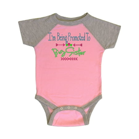 

Inktastic I m Being Promoted to Big Sister Gift Baby Girl Bodysuit