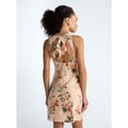 thumbnail image 3 of Scoop Women's and Women’s Plus Tie Back Mini Dress, Sizes 0-26W, 3 of 5