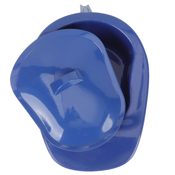 ETHZZLE Spittoon Urinal Pan Bedpan Blue Plastic 1Pack