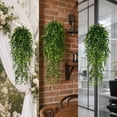 thumbnail image 6 of 2PCS Artificial Hanging Plants for Outdoors, Fake Green Hanging Plants Outdoor UV Resistant Faux Realistic Silk Plants for Planter Porch Garden Balcony Yard Indoor, 6 of 6