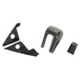 thumbnail image 1 of 2Pcs Abs Carbon Fiber Interior Front Door Speaker Window a Pillar Cover & 1Pcs Gear Shift Head Cover Trim, 1 of 7