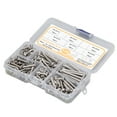 thumbnail image 4 of Kit de Vis Auto-Perceuse, 6 Spécifications Force de Maintien 140PCS en Acier Inoxydable Multifonctionnelle Tête Ronde Croix Vis pour le Travail du Bois pour la Réparation de Machines, 4 of 8