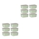 thumbnail image 4 of Contenedor de alimentos Yuarrent Apto para microondas grado alimenticio Verde 6 piezas, 4 of 6