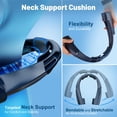 thumbnail image 3 of Ventilador de cuello Slientspin AI portátil, 6 velocidades, 8000 mAh, recargable, 3 of 7