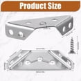 thumbnail image 2 of Wisewang 20piece Steel Furniture Corner Code Corrosion Resistance Wide Range Of Applications Corner Connector, 2 of 3